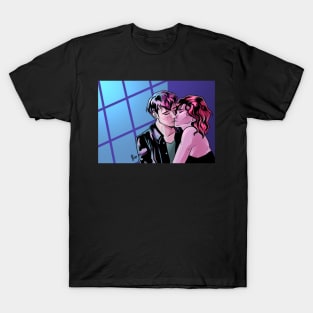 - Synthwave Kiss - T-Shirt